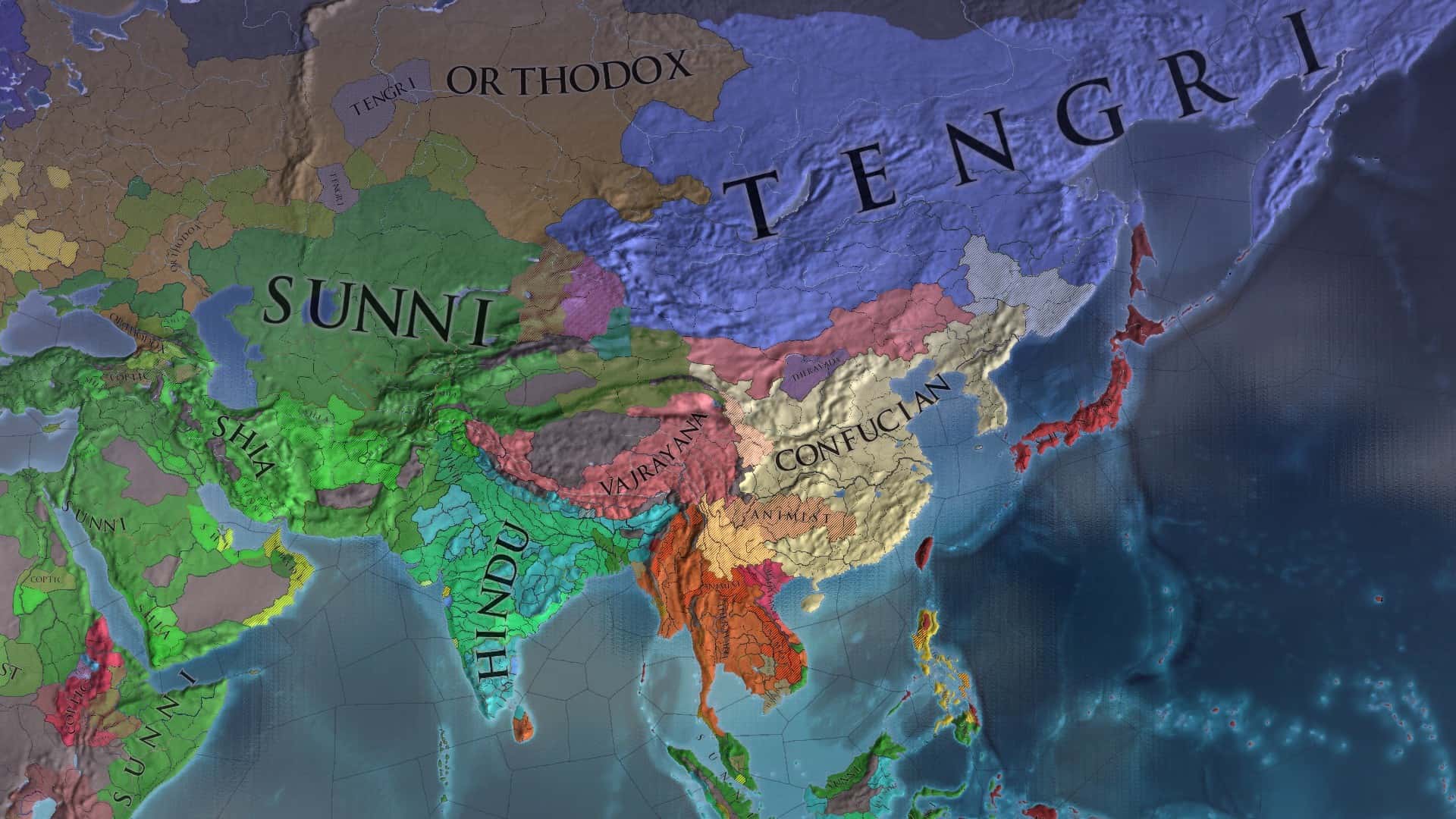 STEAM学习 欧陆风云4 Europa Universalis IV v1.375全DLC中文版 9.5G全息投影